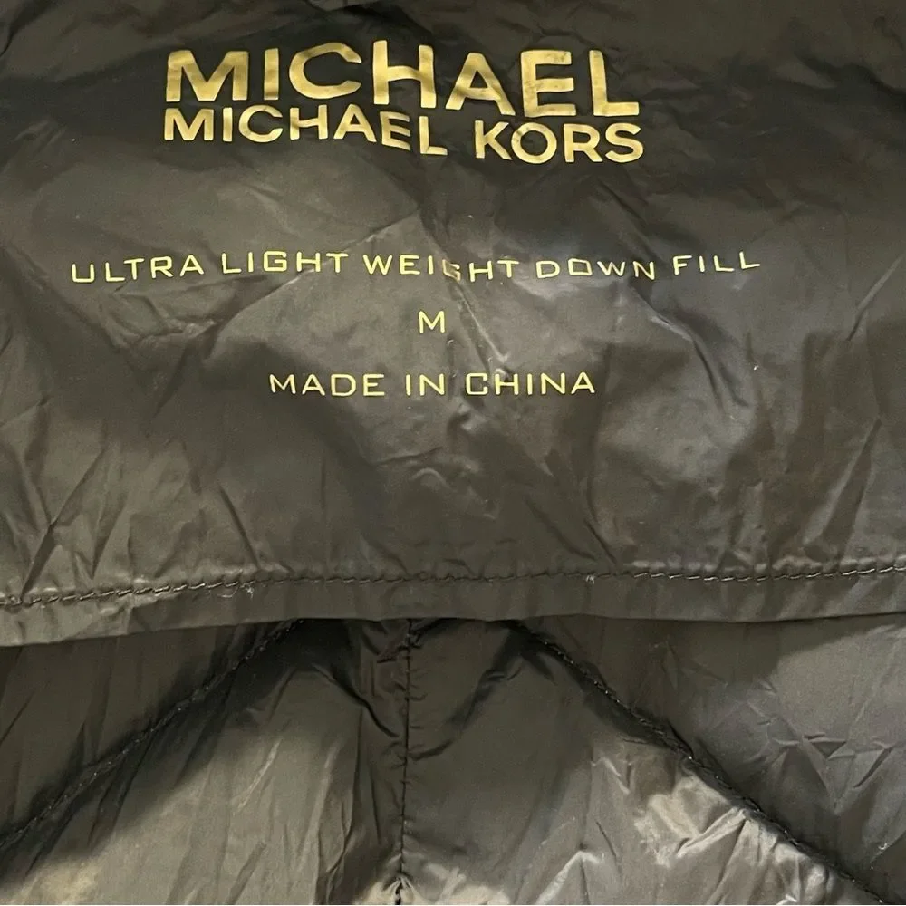 MICHAEL KORS Puffer vest/double closure front/ultralight. M.